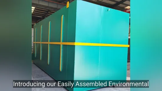 High-Efficiency Low-Power Consumption Integrated Sewage Treatment for Sewage Plant